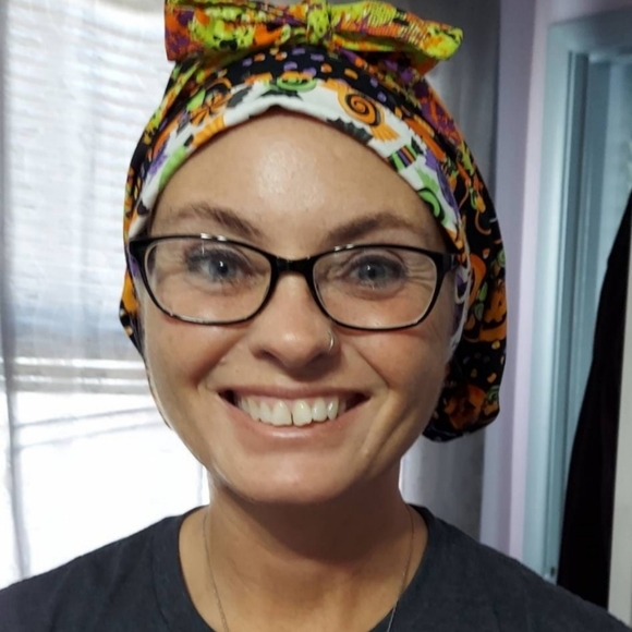 Bluey, Scrub Cap, Surgery Hat, Reversible, Surgical Cap, Chemo Hat - Picture 9 of 9